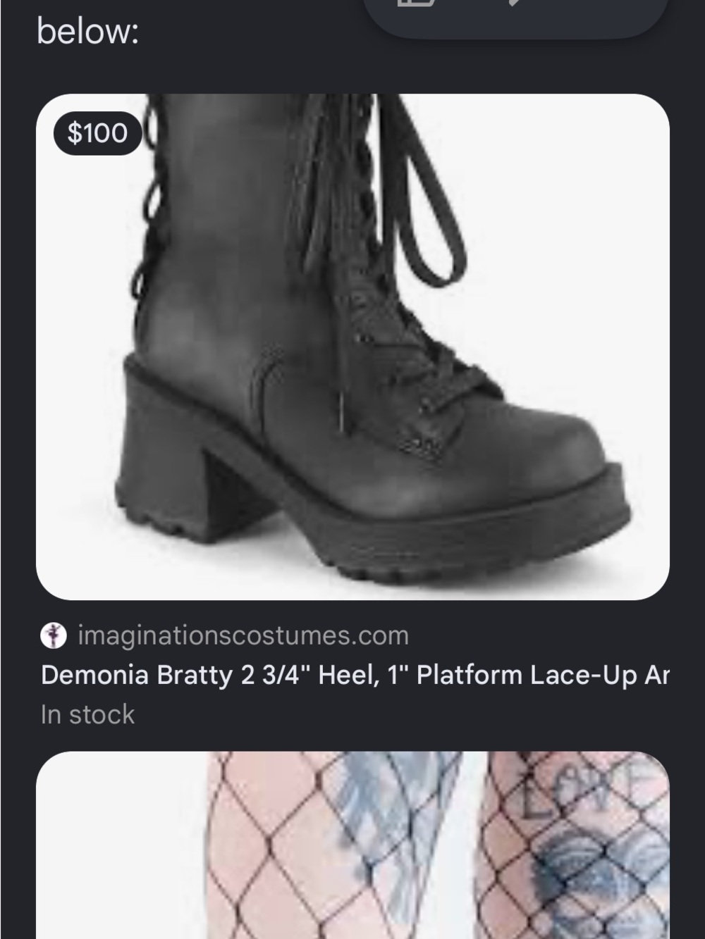Demonia Black Lace-Up Combat Heeled Ankle Boots - Picture 2 of 14